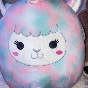Squishmallows Winona Rainbow the Llama Pegasus Unicorn Fantasy Squad Plush Kelly